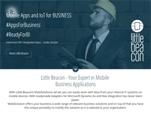 Tablet Screenshot of littlebeacon.com